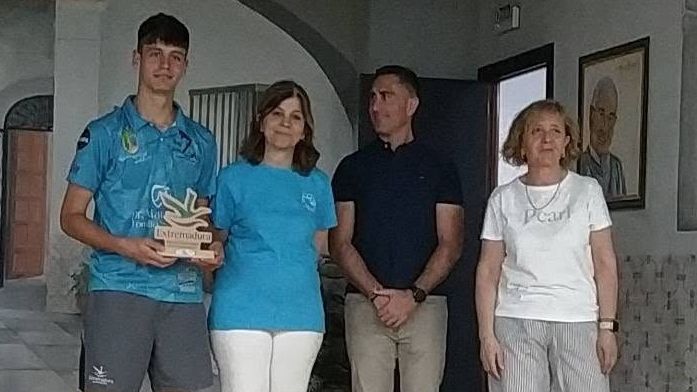 Raúl Gutiérrez durante el VI Torneo de Ajedrez Bonhaval en Villafranca de los Barros