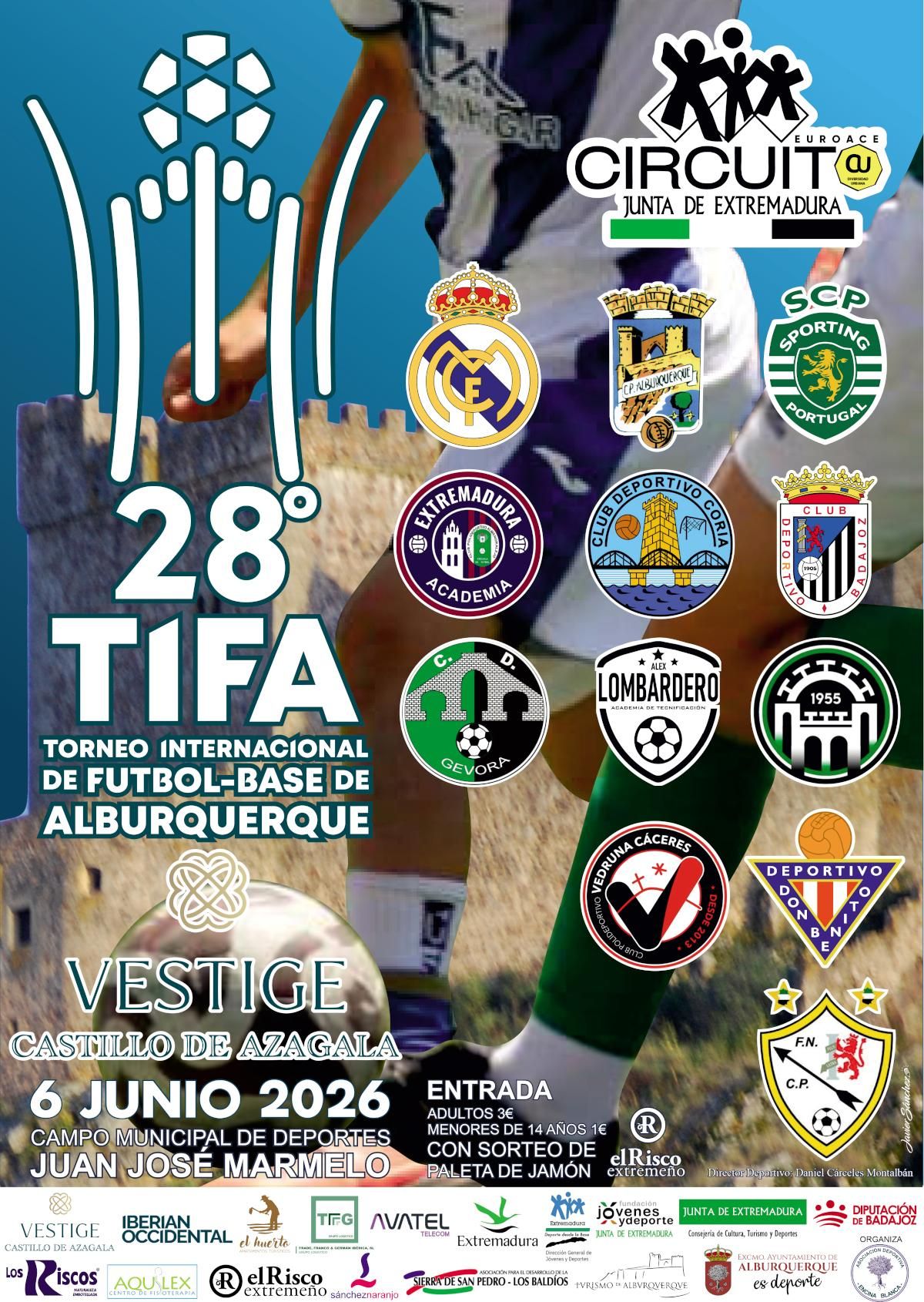 Presentación de la XXVIII edición del TIFA de fútbol base en Alburquerque