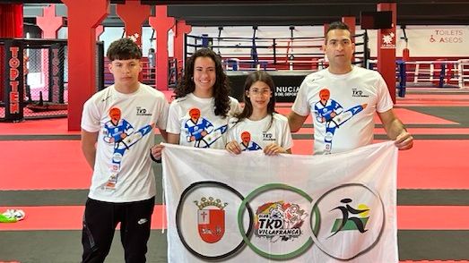 Expedición del TKD Villafranca en el Open Internacional de España de taekwondo
