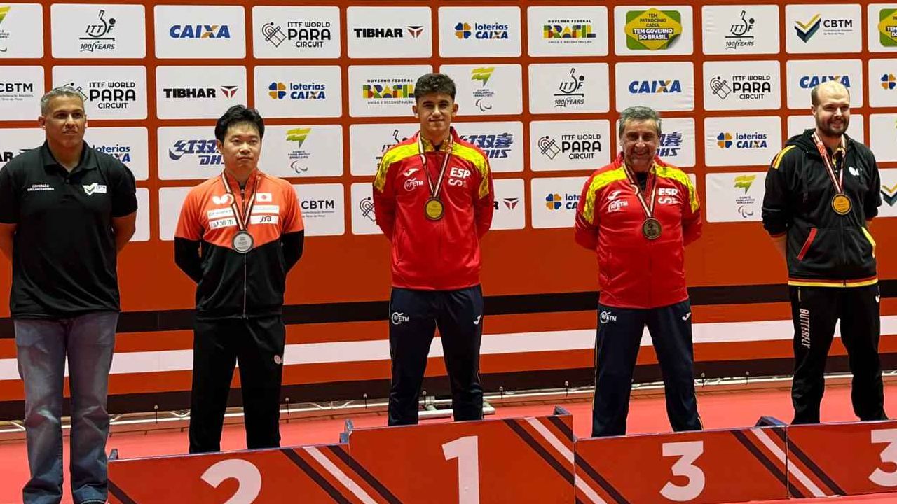 Marlon López y Juan Bautista Pérez en el ITTF World Para Challenger São Paulo 2026