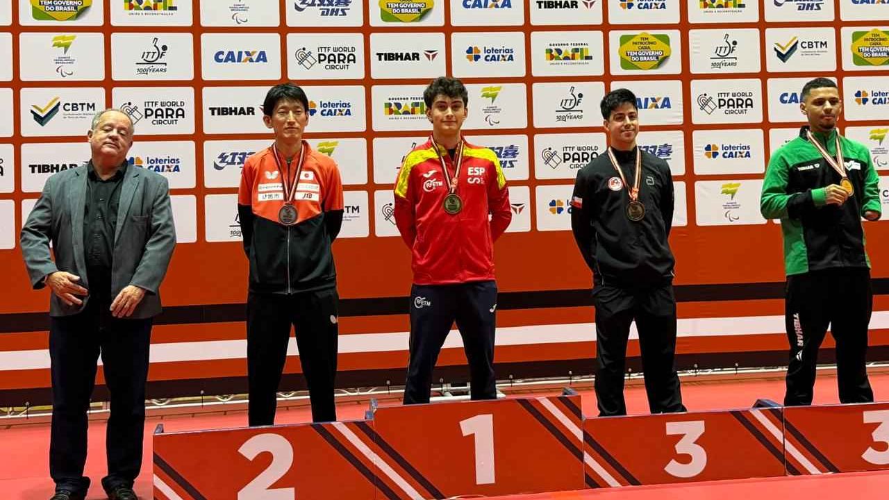 Marlon López y Juan Bautista Pérez en el ITTF World Para Challenger São Paulo 2026