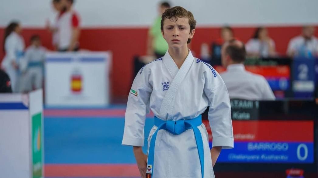 José Ramón Barroso consigue el bronce en kata juvenil Shito-Ryu