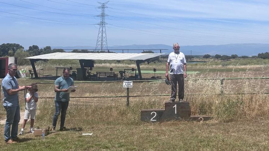 Podio del Campeonato de Extremadura de Mini Foso 2026 en La Camadilla