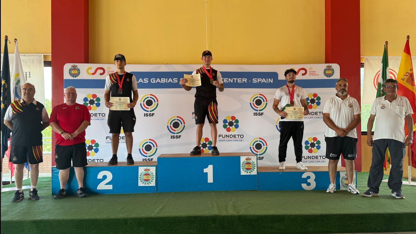 Javier Polo consigue el bronce nacional júnior de Foso Olímpico