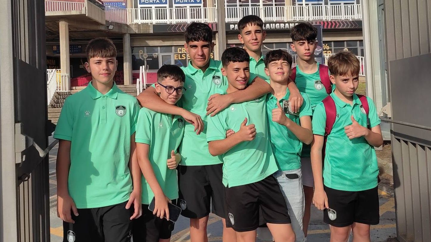 Jugadores del CD Tierras de Granadilla durante el Campeonato de España sub-14 de fútbol sala