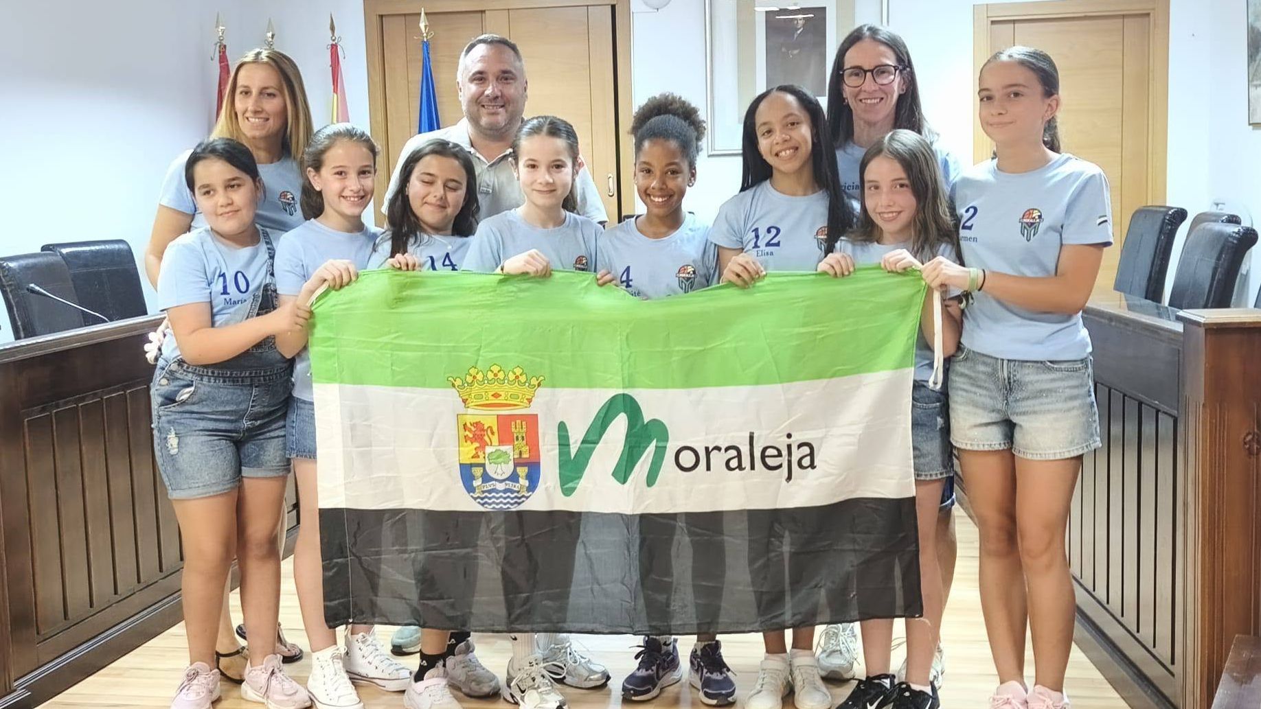 AD Moraleja compite en el Campeonato de España Alevín femenino de voleibol