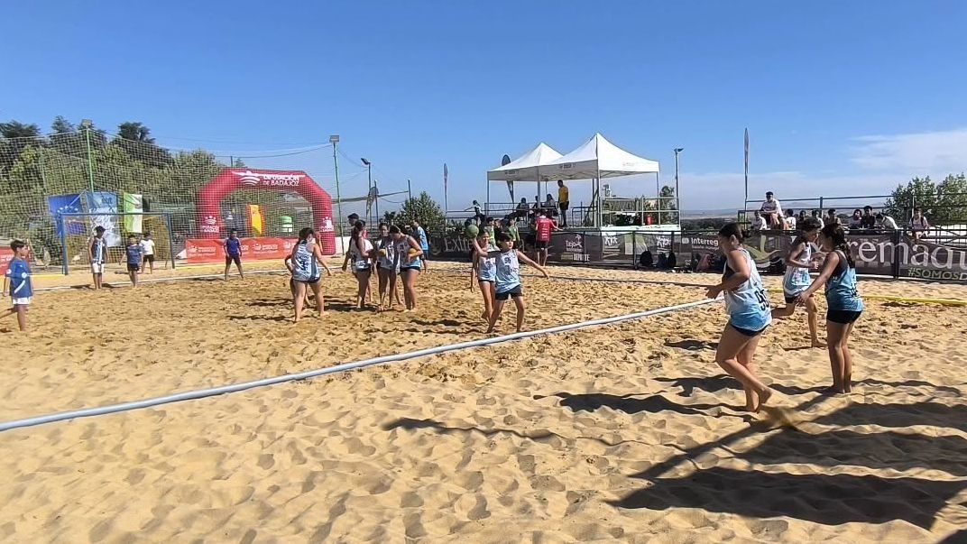 Balonmano playa Alburquerque