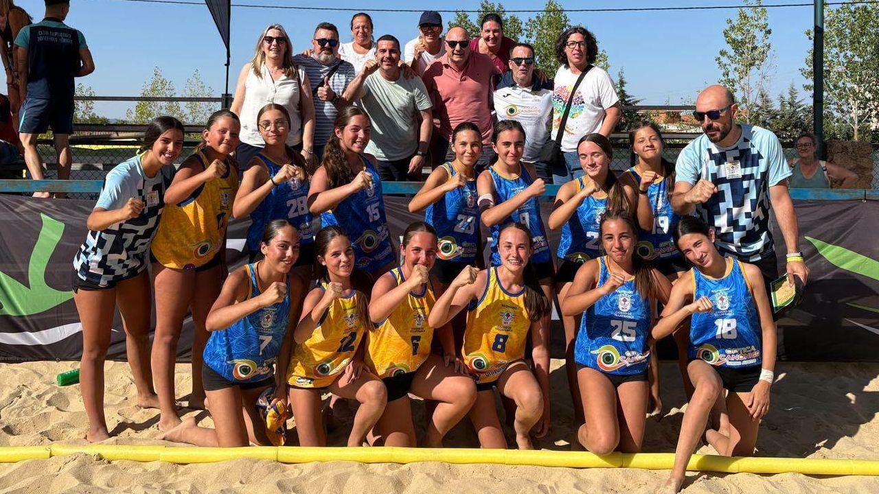 Balonmano playa Alburquerque