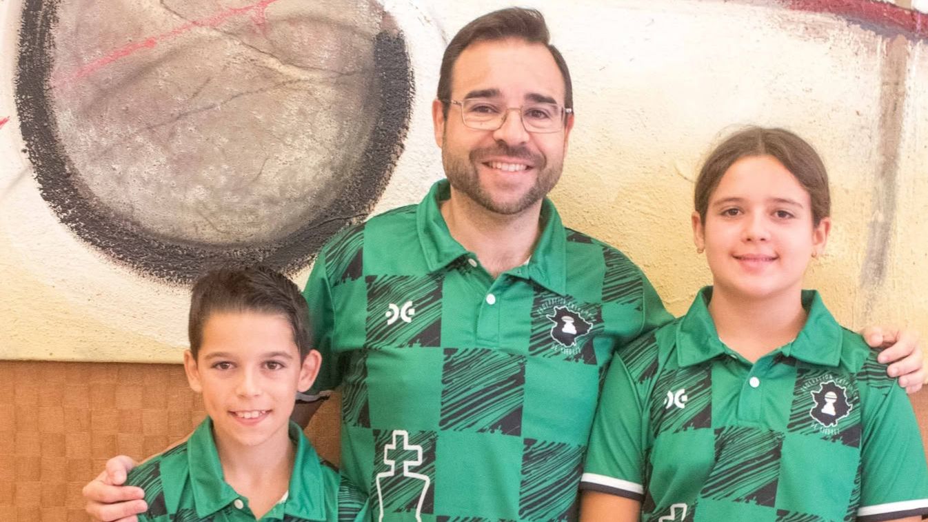 Hugo Pérez Solanas, jugador del Club Magic Extremadura, en el Campeonato de España de ajedrez