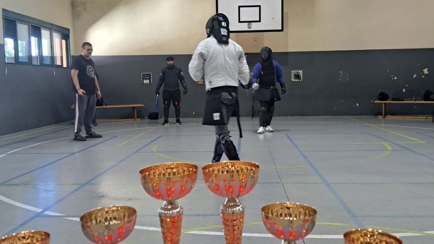 Participantes del VIII Torneo Acero de esgrima antigua