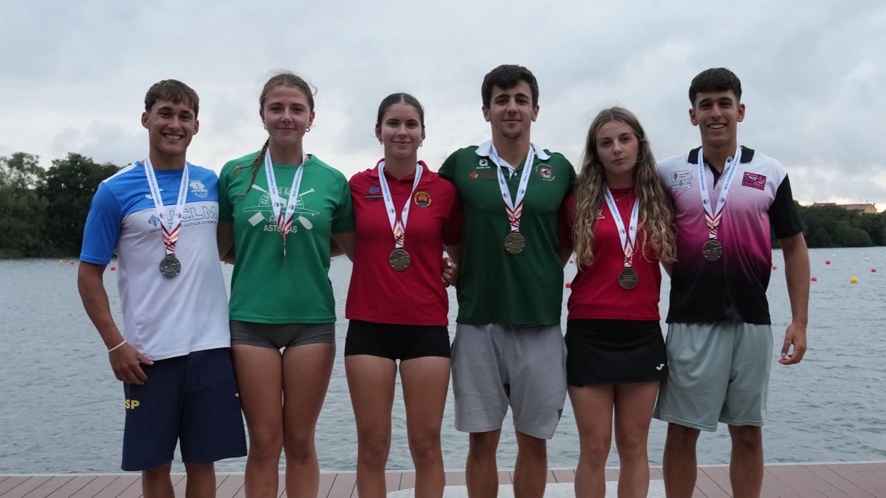 Palistas extremeños en el Campeonato de España de Sprint Olímpico de Trasona