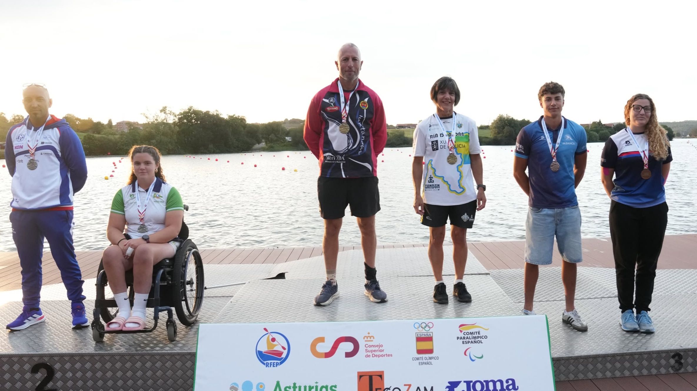 Palistas extremeños en el Campeonato de España de Sprint Olímpico de Trasona