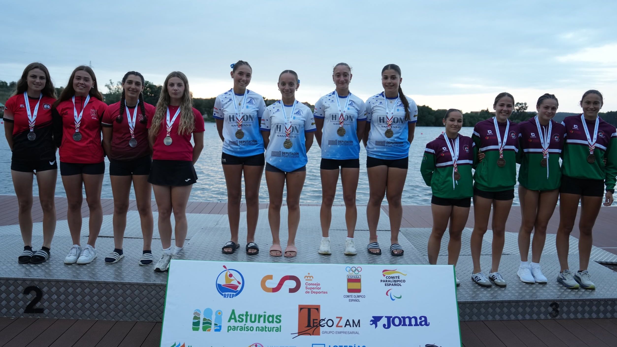 Palistas extremeños en el Campeonato de España de Sprint Olímpico de Trasona