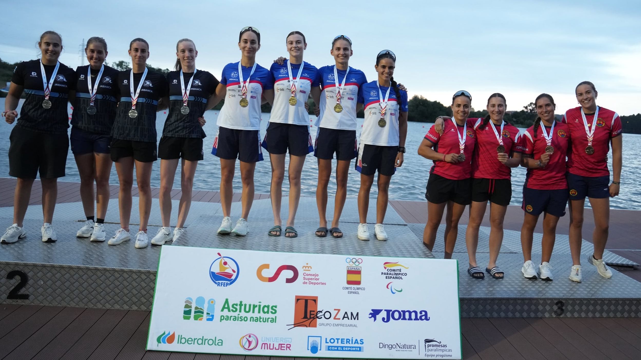 Palistas extremeños en el Campeonato de España de Sprint Olímpico de Trasona