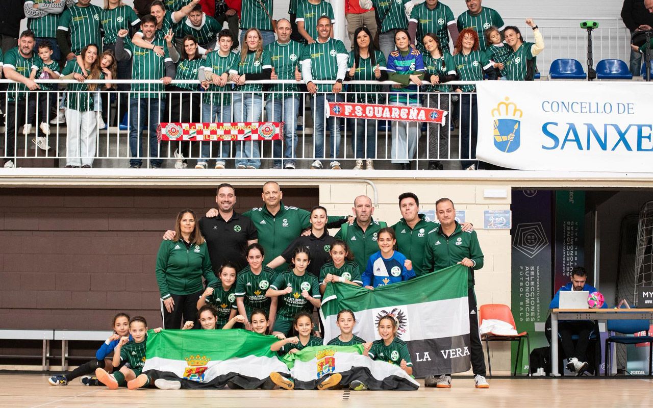 Selecciones extremeñas benjamines de fútbol sala celebran una jornada con doble victoria