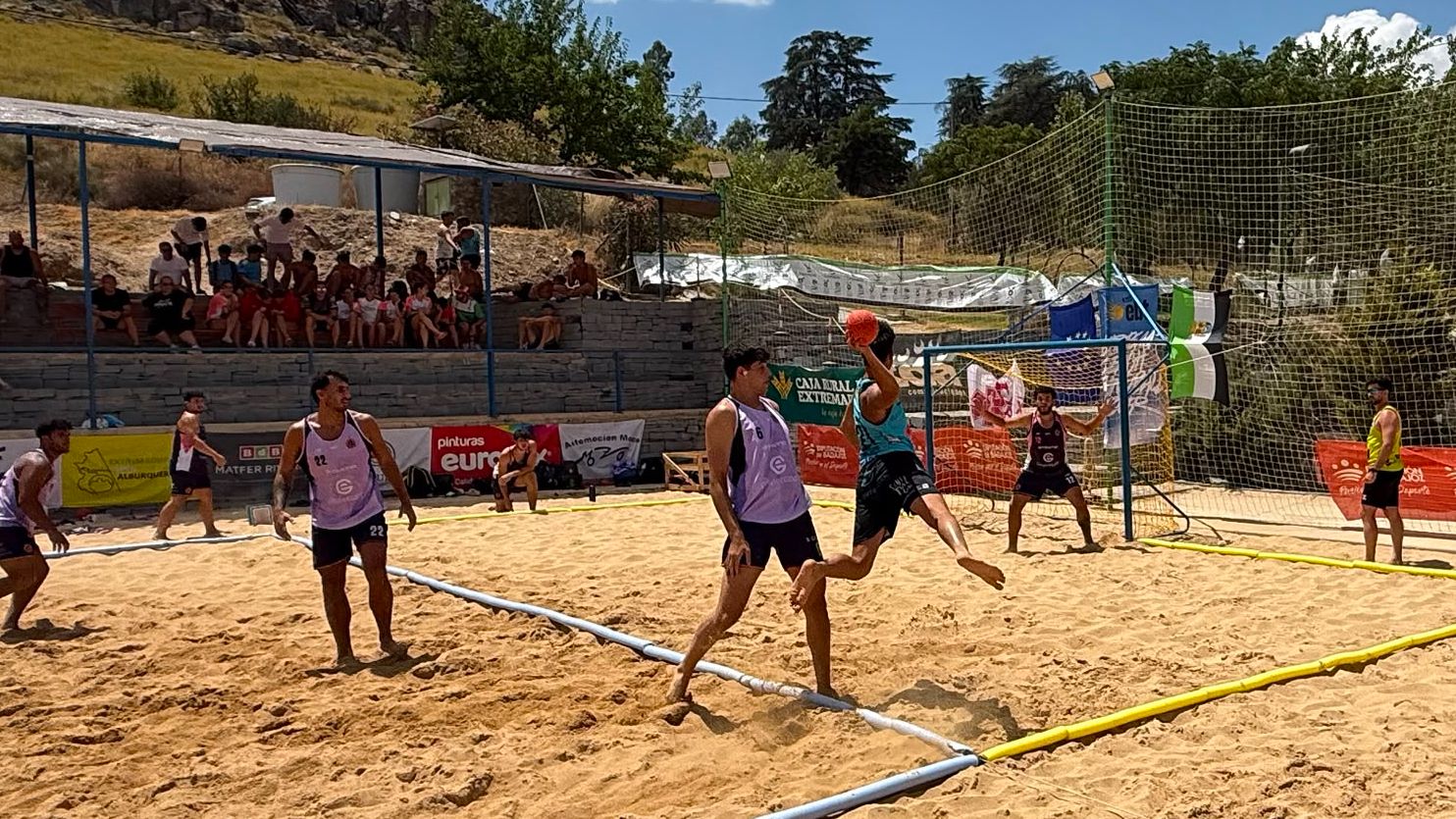 Balonmano playa Alburquerque