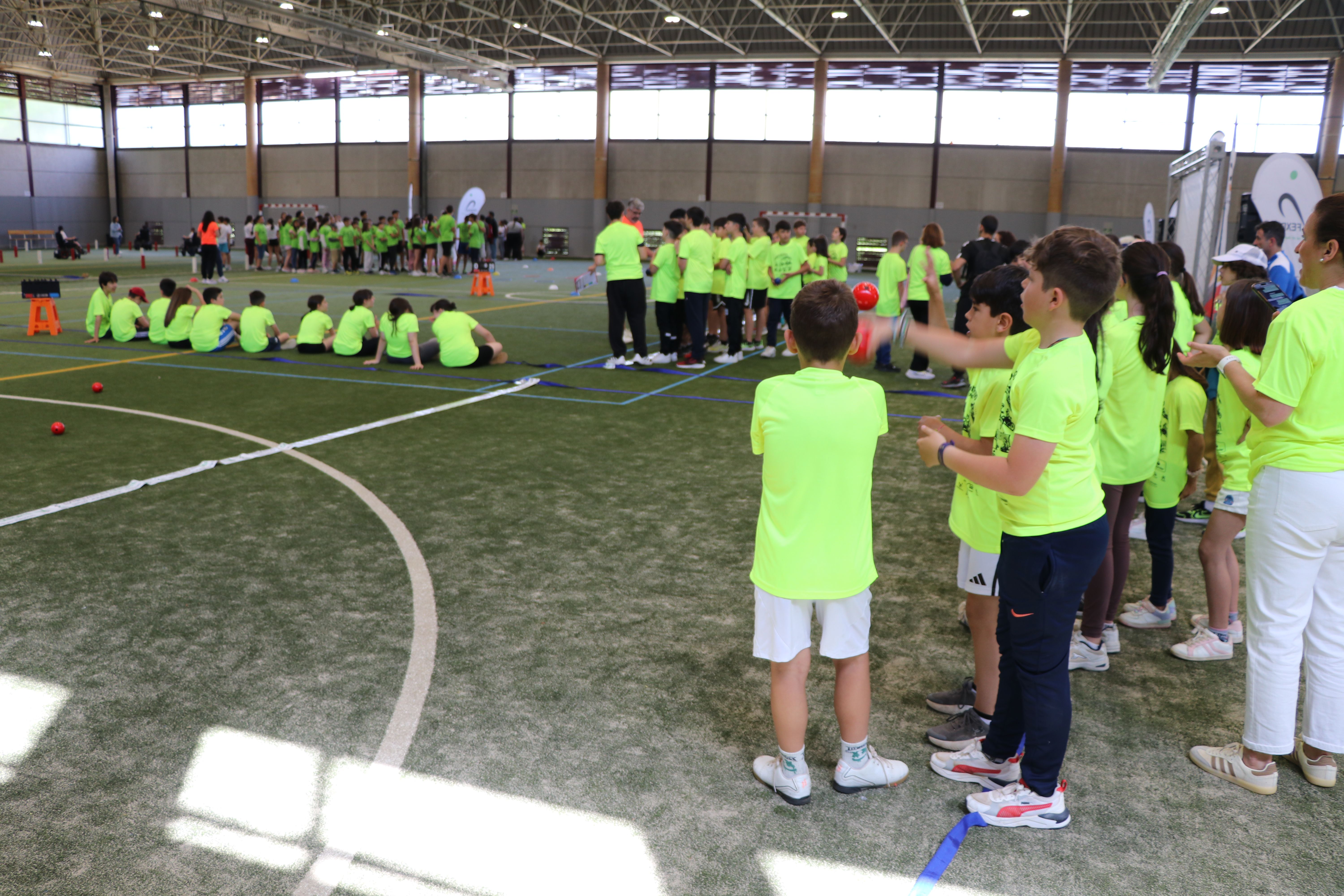 Clausura del programa Deporte Inclusivo en la Escuela en la Ciudad Deportiva de Cáceres