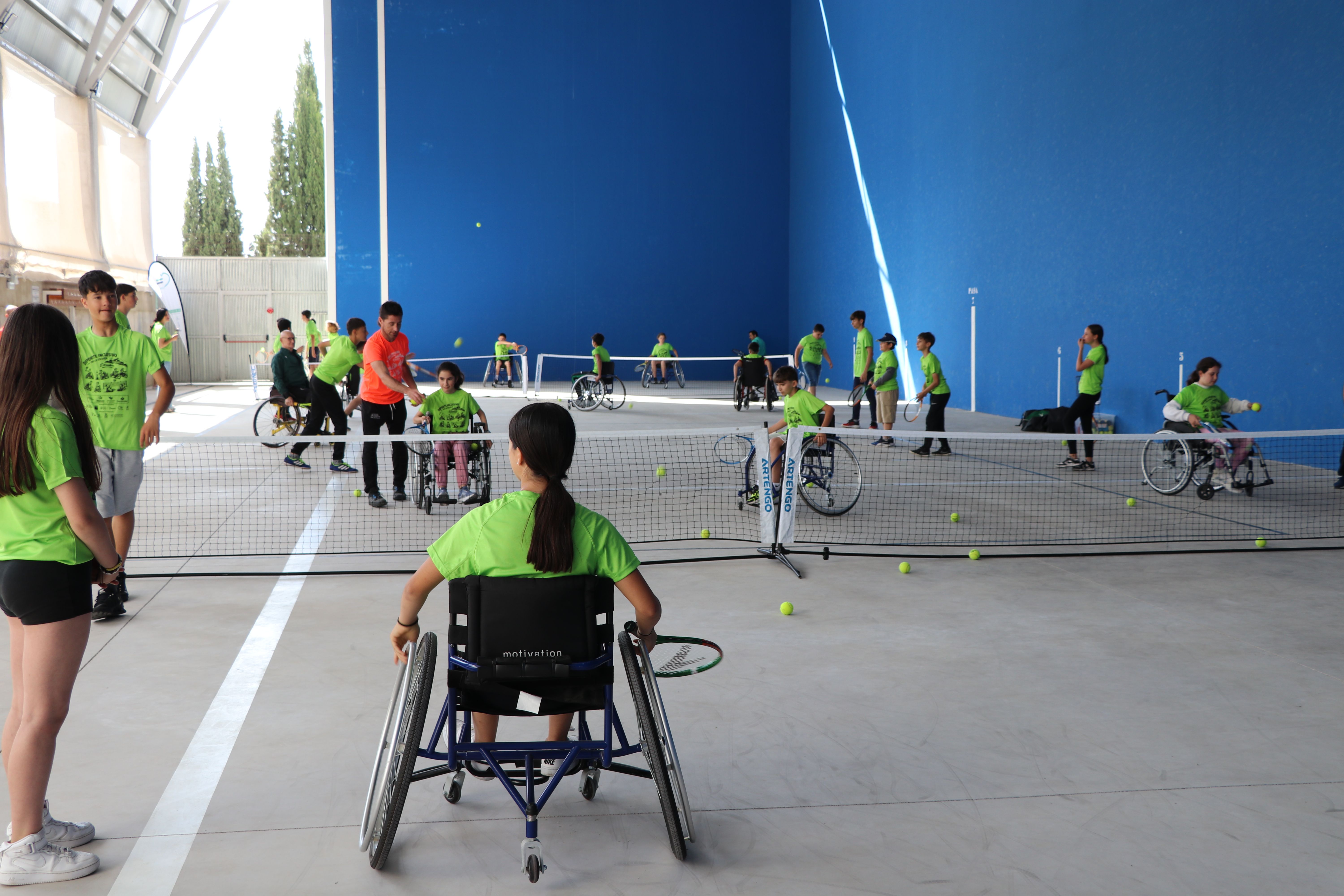 Clausura del programa Deporte Inclusivo en la Escuela en la Ciudad Deportiva de Cáceres