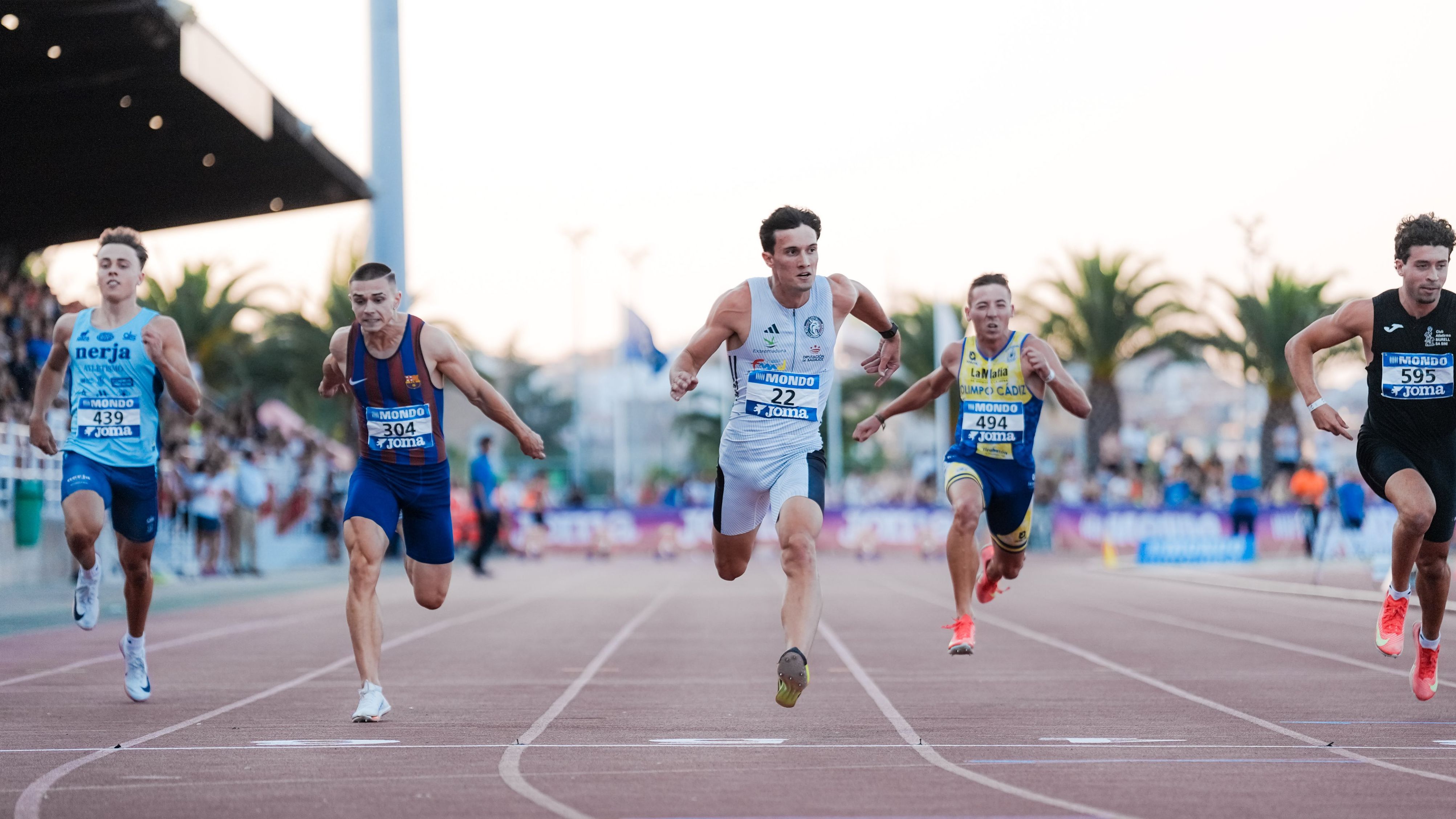 Jorge Hernández, del Atletismo Badajoz.