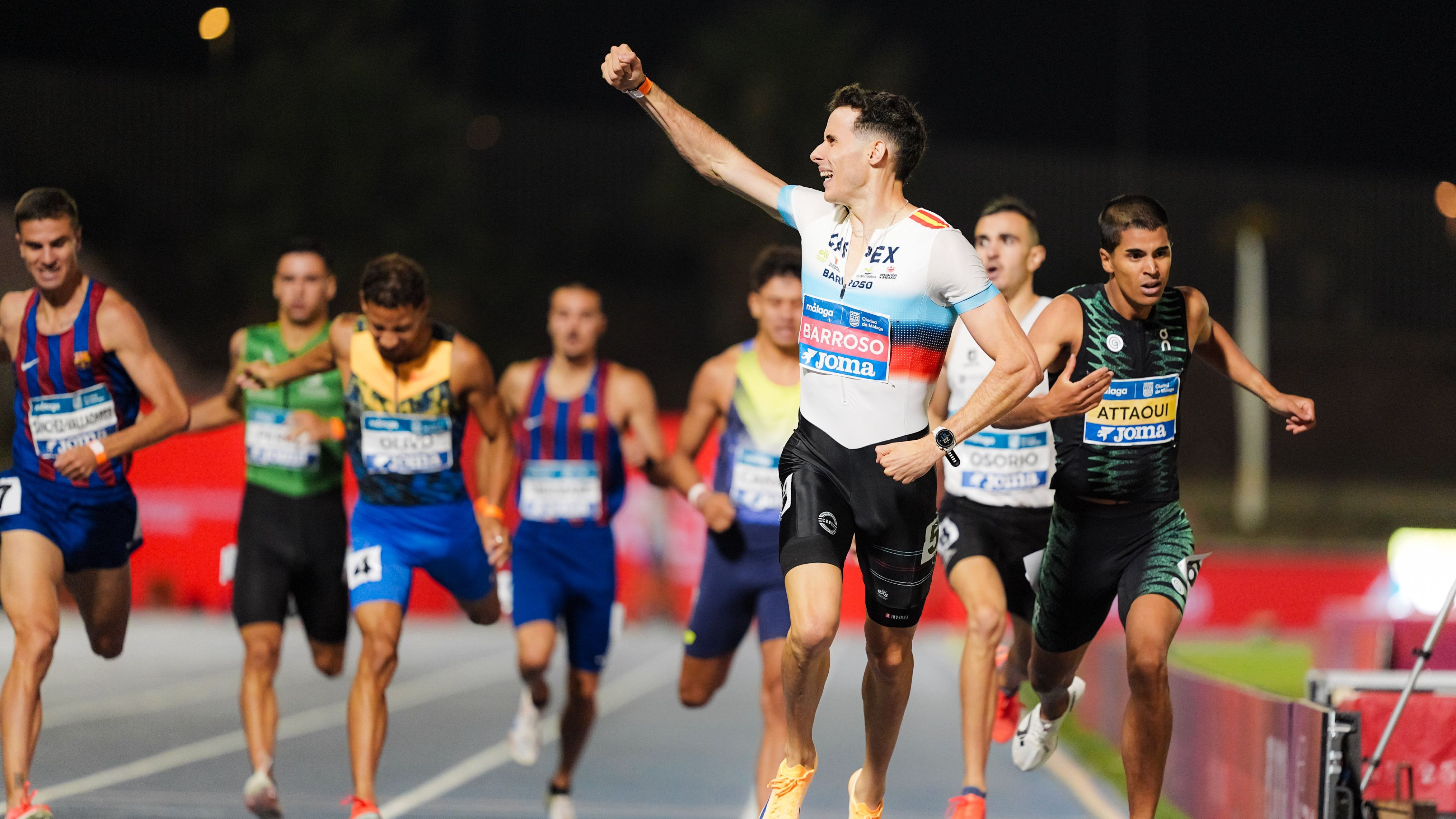 David Barroso, oro en Málaga