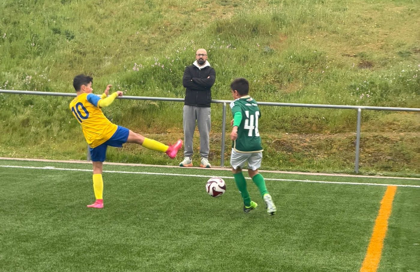 Encuentro de Segunda División Alevín Judex en el Manuel Sánchez Delgado