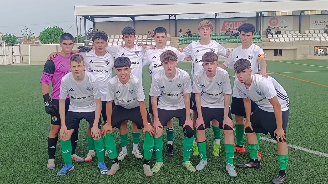 Once inicial del Cacereño en el partido