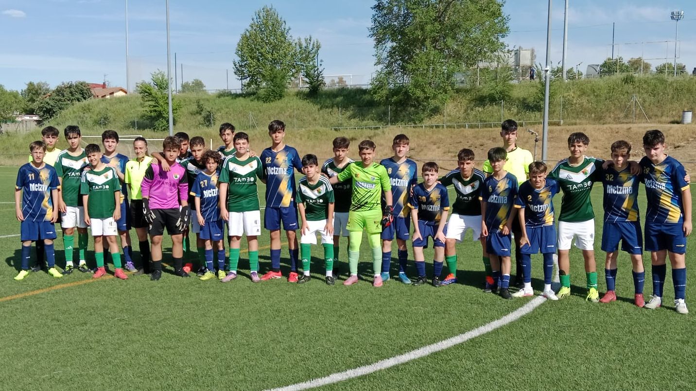 Partido entre Cacereño B y Moctezuma en la Segunda Extremeña infantil Judex