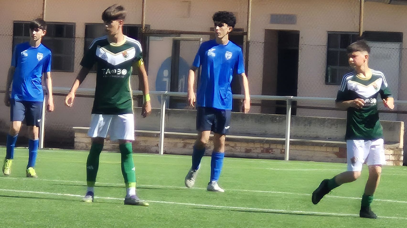 Partido entre Pebetero Olímpico y Cacereño D en el Municipal Sergio Trejo