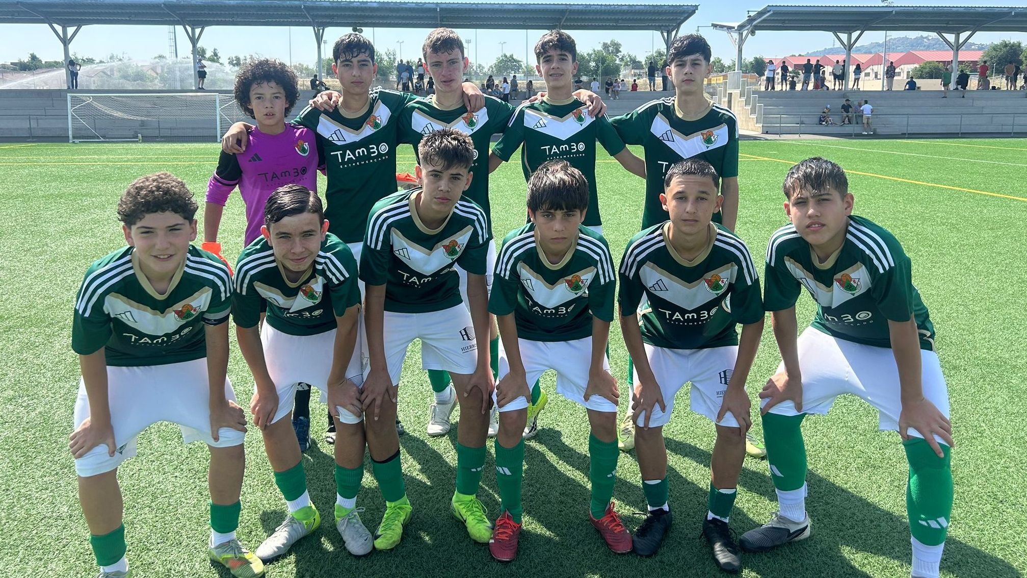 Cacereño infantil durante la última jornada de División de Honor Extremadura