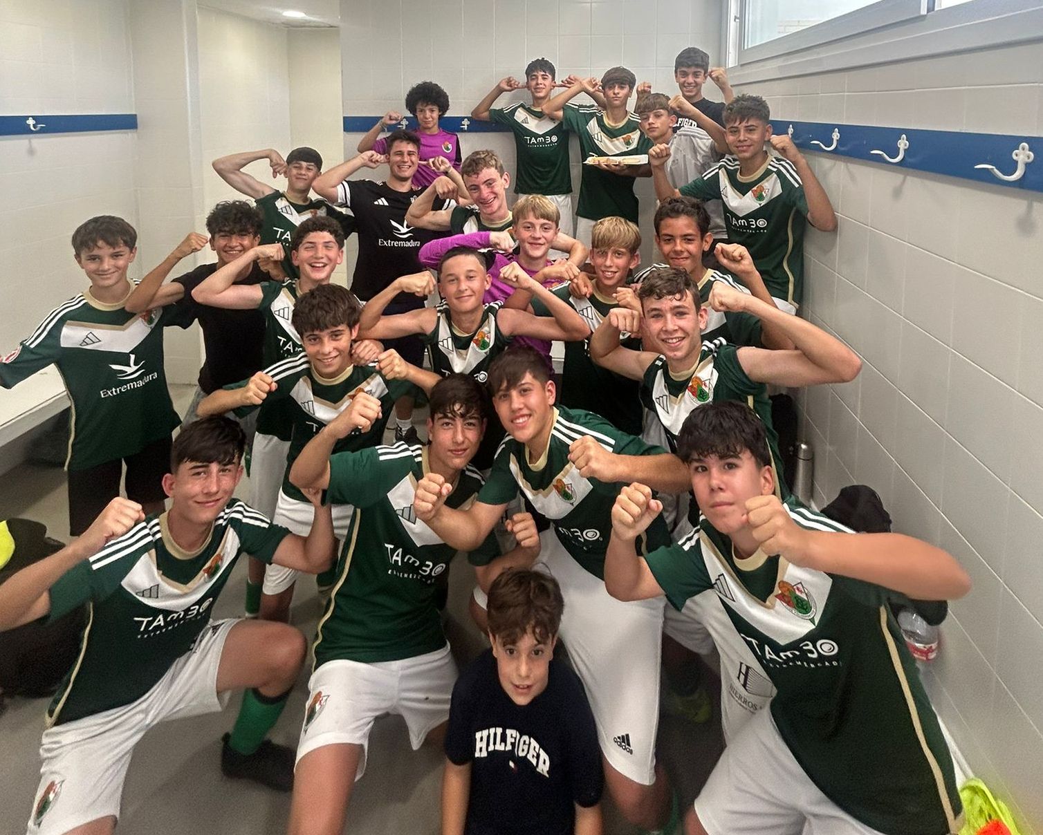 Cacereño infantil durante la última jornada de División de Honor Extremadura