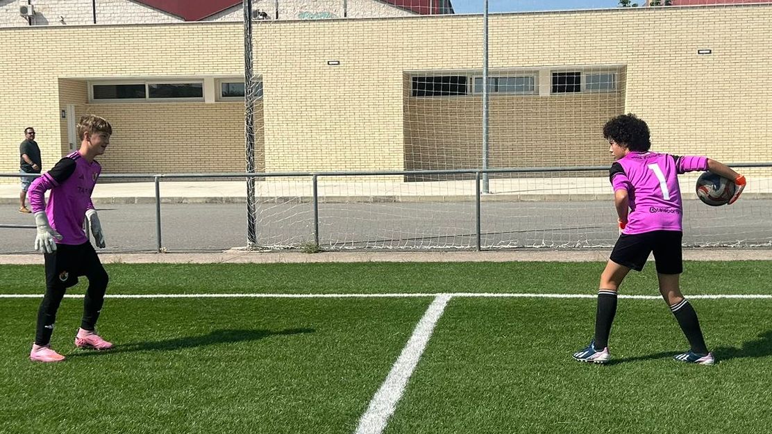 Cacereño infantil durante la última jornada de División de Honor Extremadura