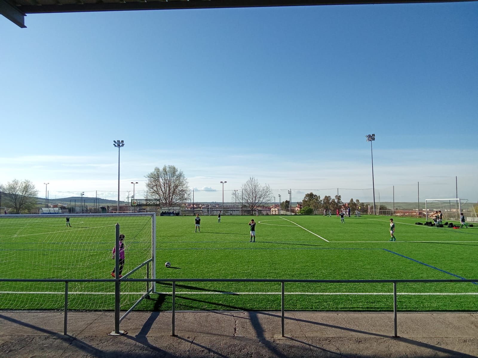 Partido entre Cacereño Benjamín Tambo A y Calamonte Academia A en Cáceres