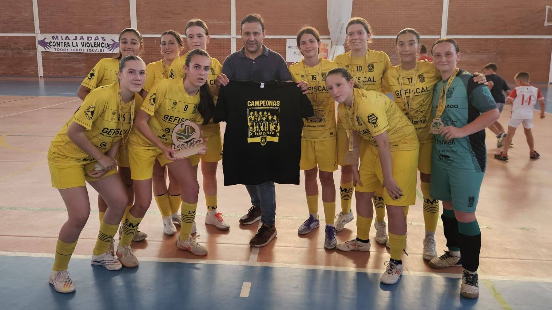 EF Morala Academia B campeona de Extremadura tras vencer a Aceuchal en Miajadas