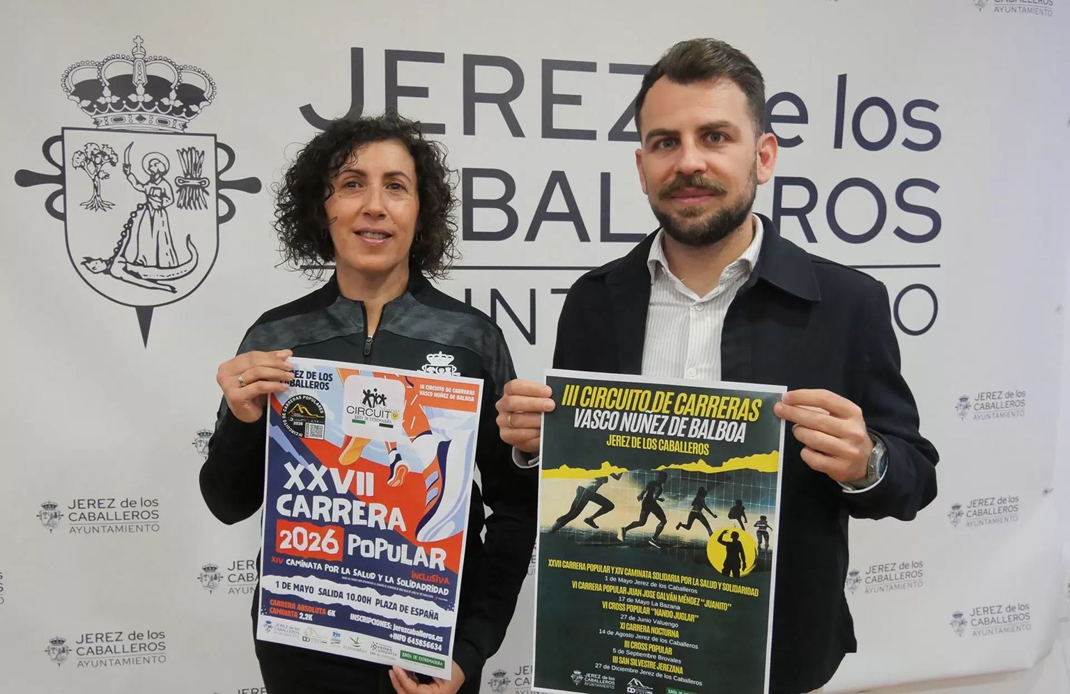 Presentación del III Circuito de Carreras Vasco Núñez de Balboa en Jerez de los Caballeros