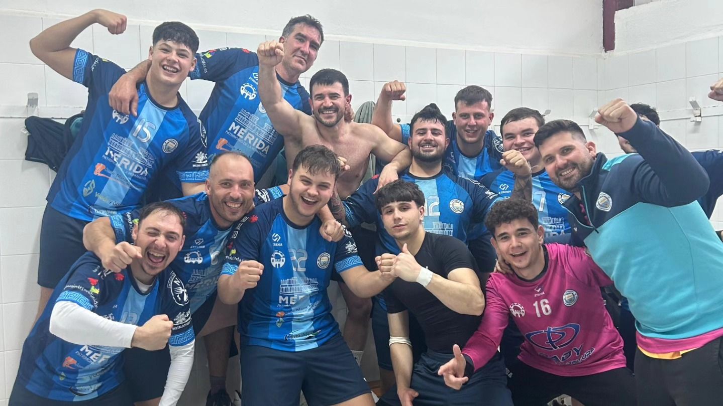 Jugadores del Josefinas Mérida en su victoria ante Paideuterion