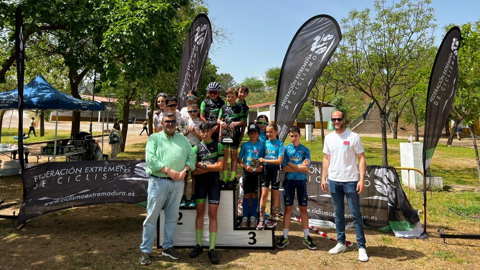 Clasificación general provisional de BTT alevín y cadete tras Jaraíz y Los Santos de Maimona