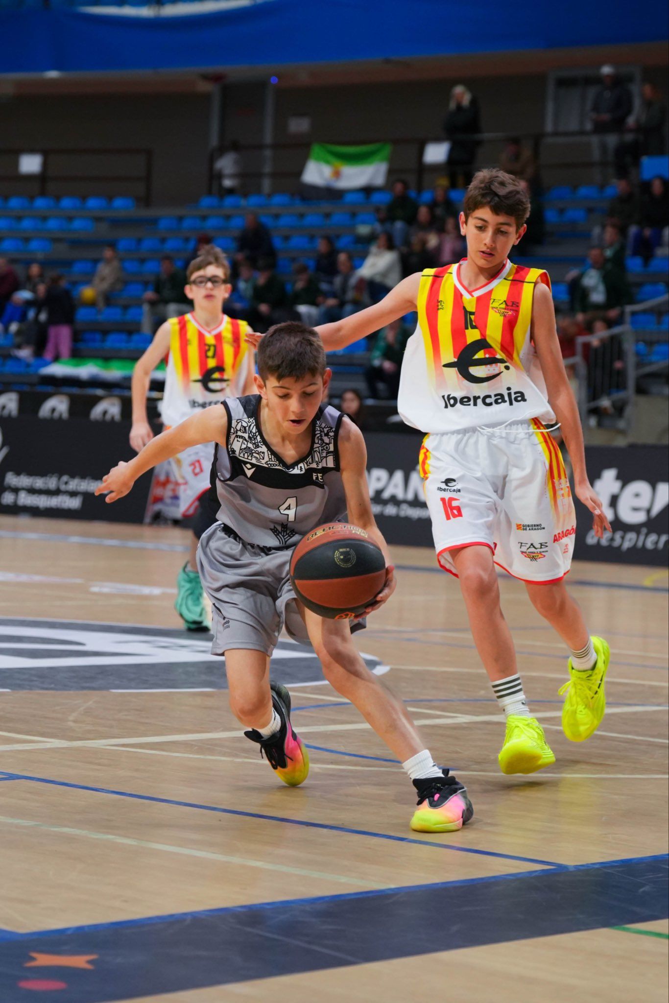 Álvaro Vigario lidera a Extremadura en el duelo ante Asturias en el Campeonato de España de minibasket
