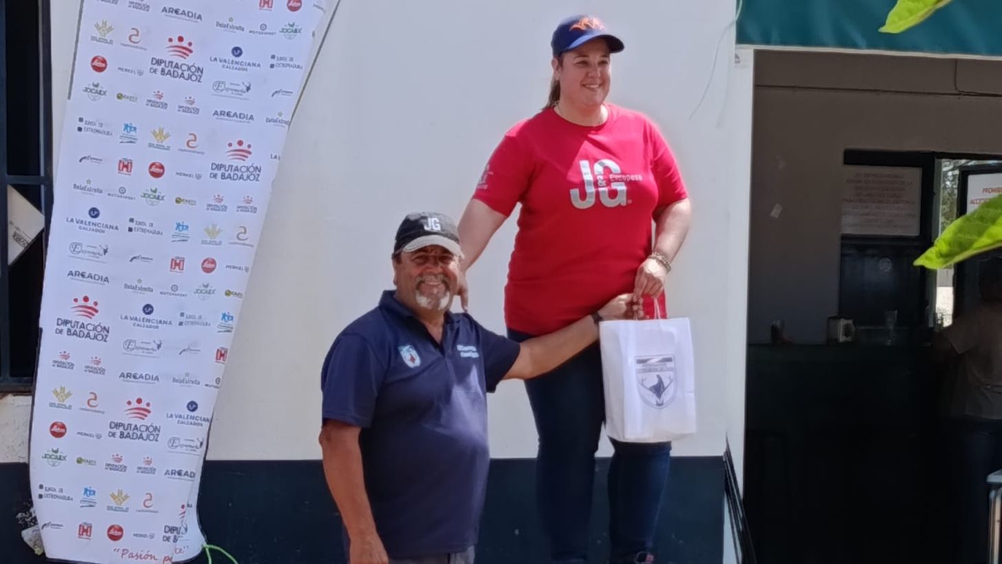 Podio del Campeonato de Extremadura de Compak Sporting 2026