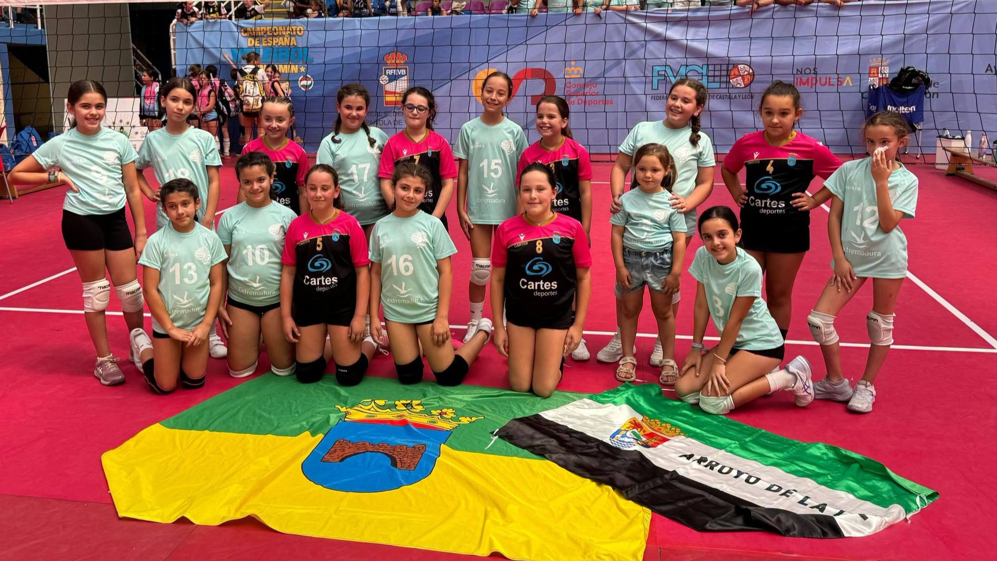 Voleibol Arroyo termina decimonoveno en el Campeonato de España
